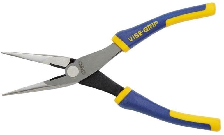 Irwin 2078218 VISE-GRIP Long Nose Pliers with Wire Cutter 8-in.