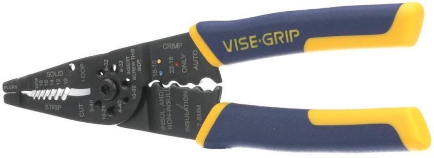 Irwin 2078309 VISE-GRIP CM8 Multi-Tool Wire Stripper/Crimper/Cutter