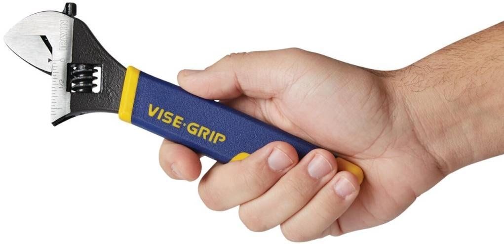 Irwin 2078608 VISE-GRIP AW8 Adjustable Wrench ProTouch Grip 8-in.