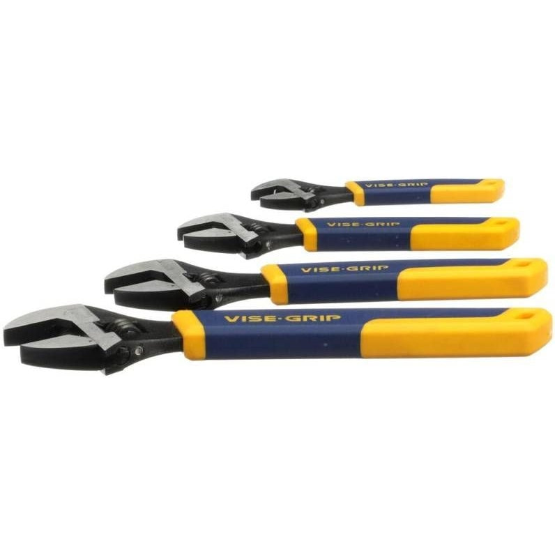 Irwin 2078706 VISE-GRIP Adjustable Wrench Set 4-Piece