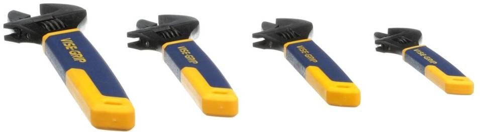 Irwin 2078706 VISE-GRIP Adjustable Wrench Set 4-Piece