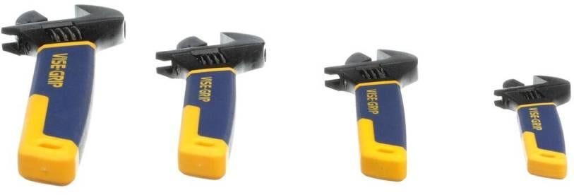 Irwin 2078706 VISE-GRIP Adjustable Wrench Set 4-Piece