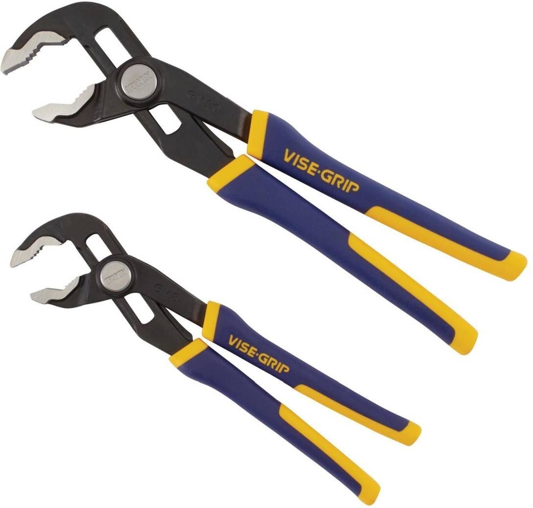 Irwin 2078709 VISE-GRIP GrooveLock Pliers Set V-Jaw 2-Piece