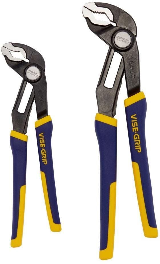 Irwin 2078709 VISE-GRIP GrooveLock Pliers Set V-Jaw 2-Piece