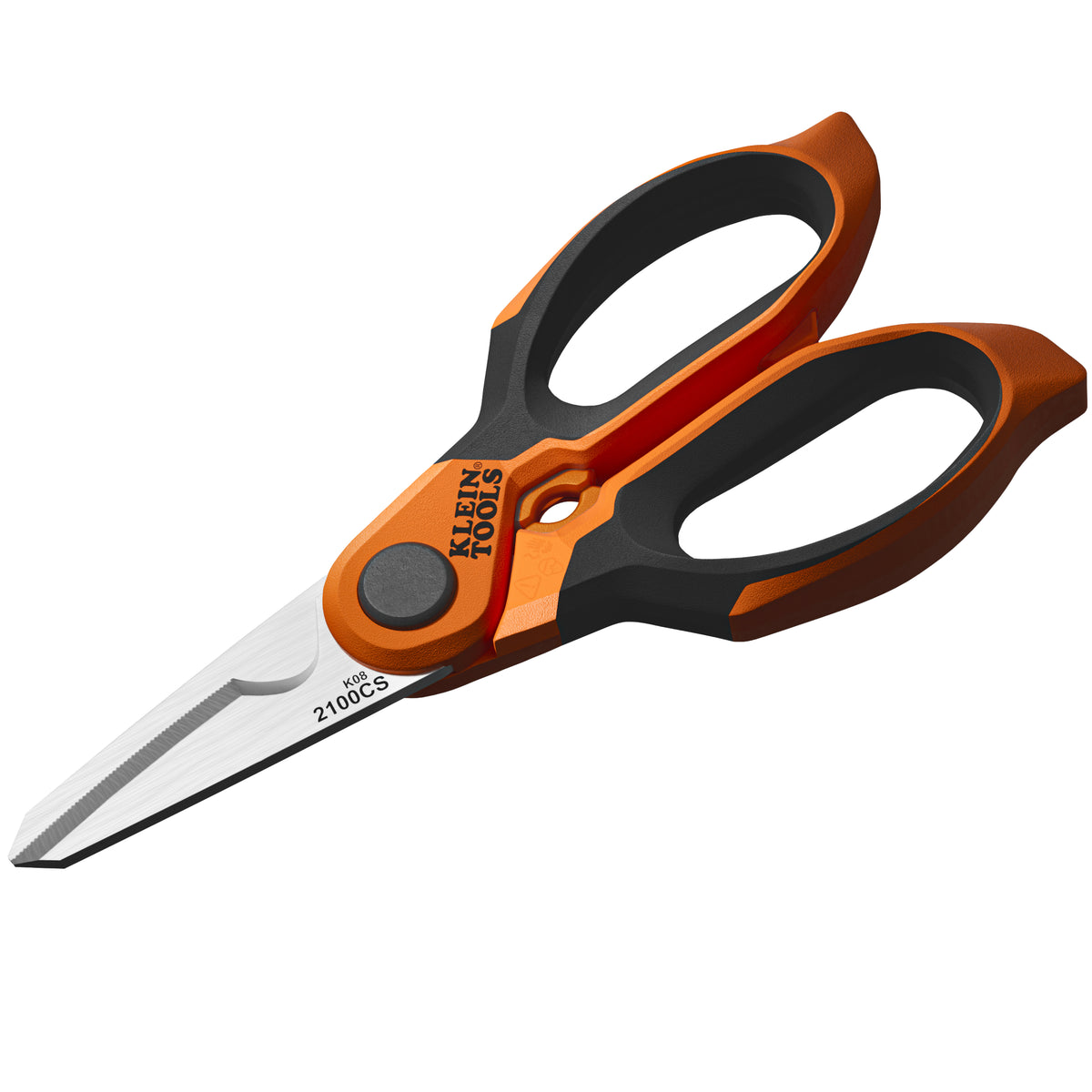 Klein Long-Reach Cable-Stripping Electrician Scissors 7-in. 2100CS
