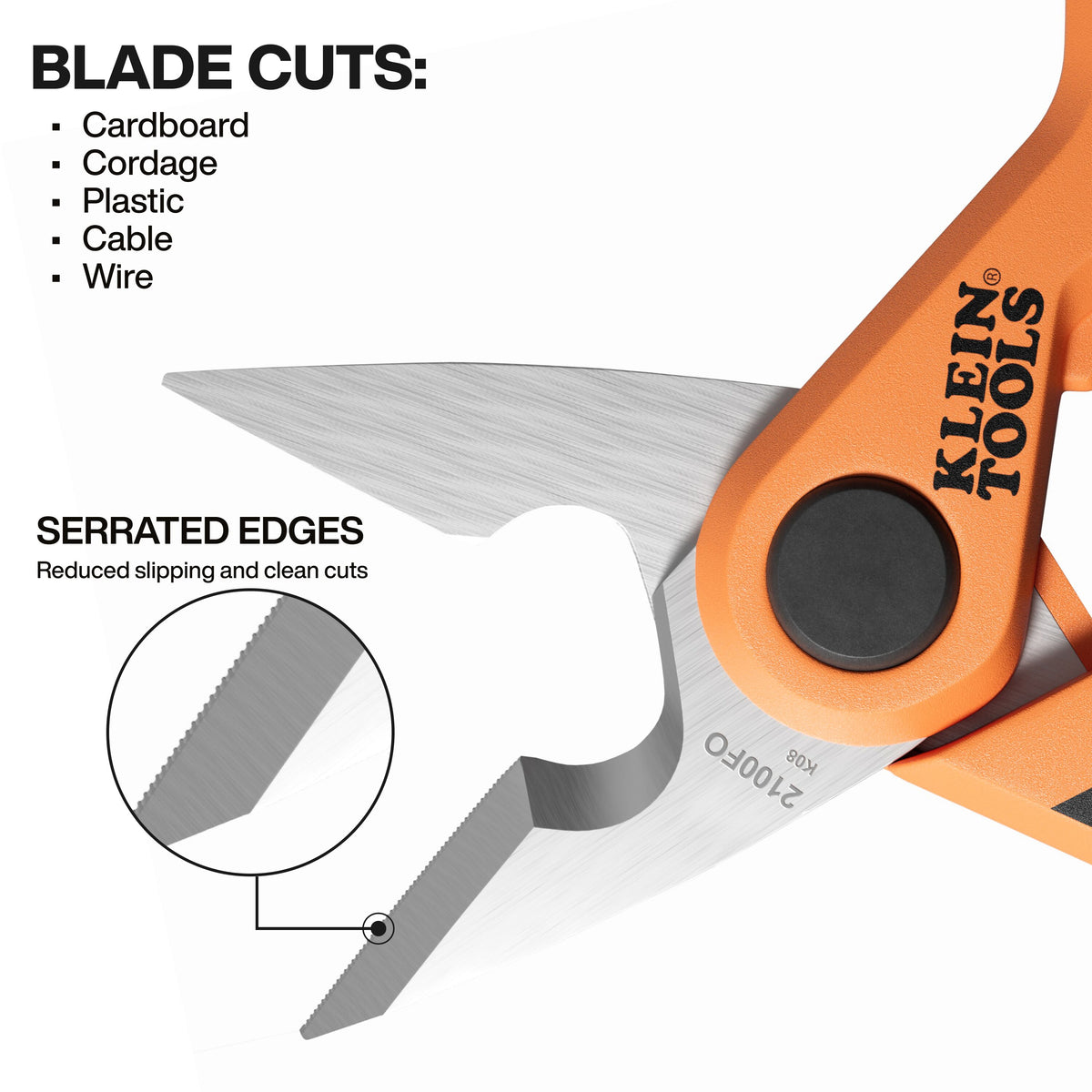 Klein 2100FO electrician scissors cable stripper
