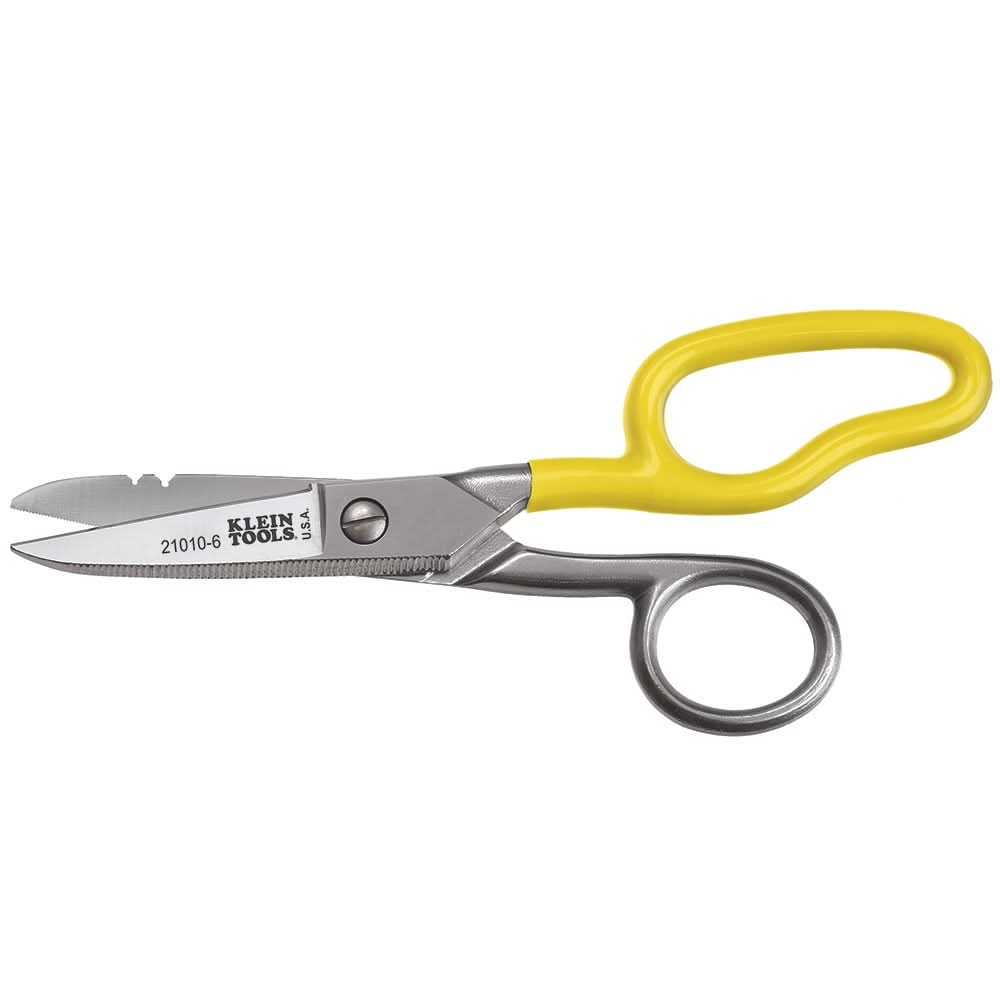Klein Tools 210106SEN Free-Fall Snip, Scraper, File, Serrated Blades