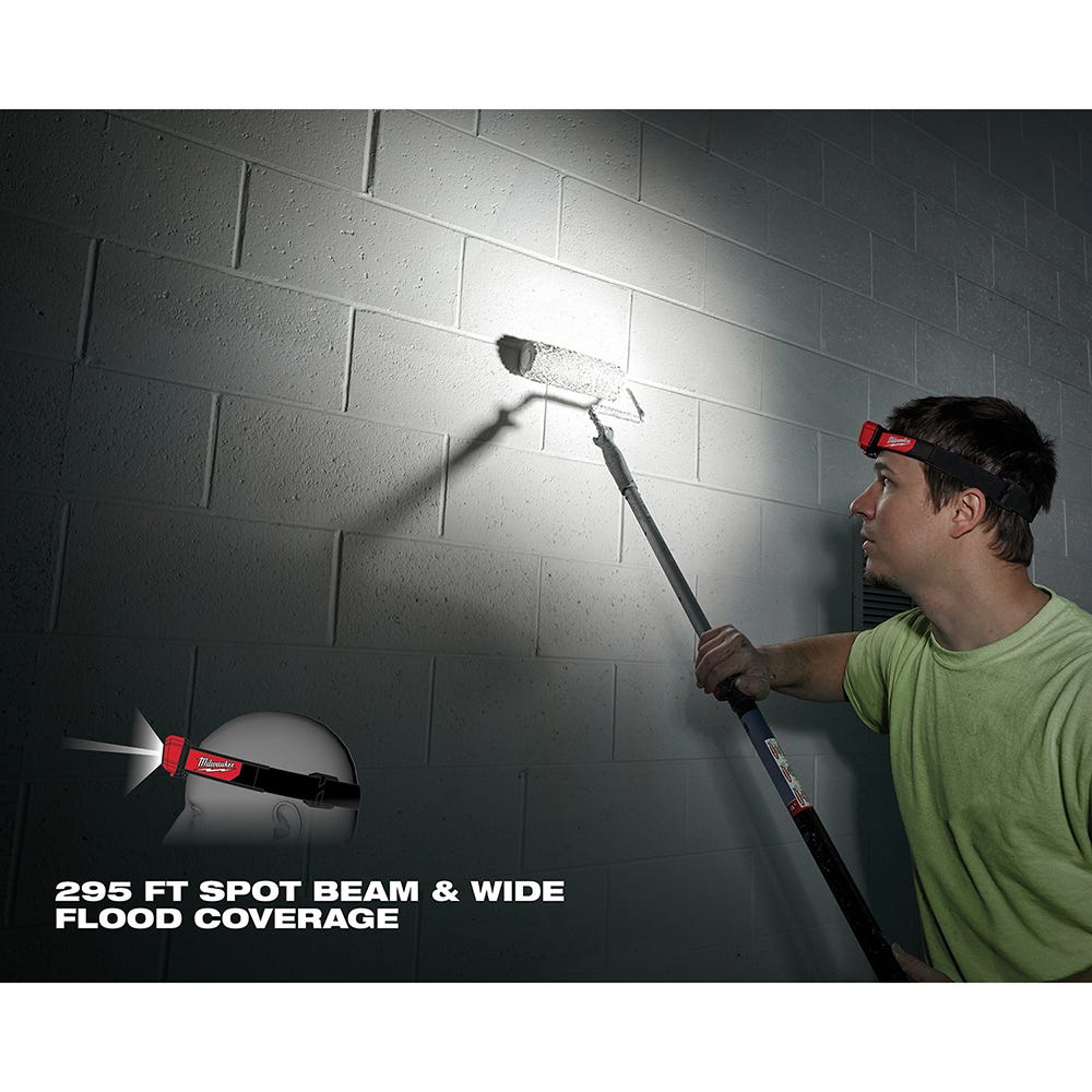 Milwaukee 2104 Spot / Flood 450-Lumen Headlamp
