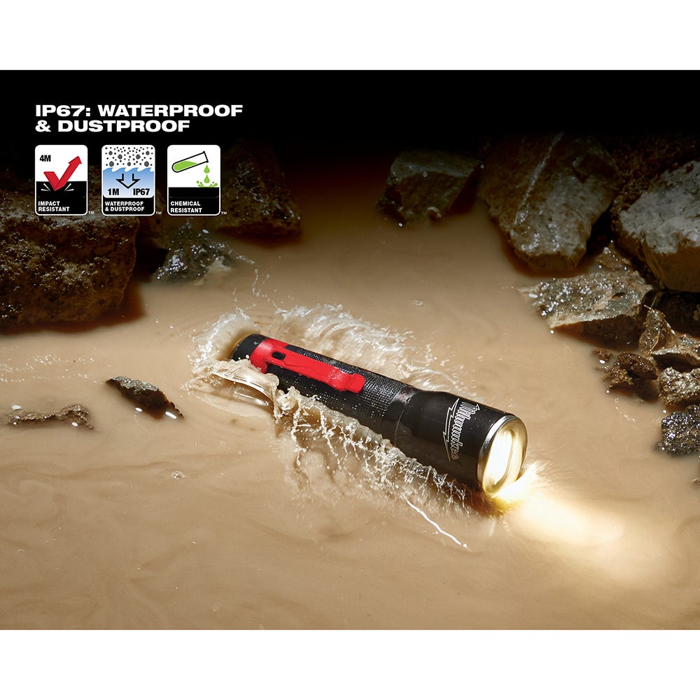 Milwaukee 2107S 325-Lumen Focusing Flashlight w/ Holster