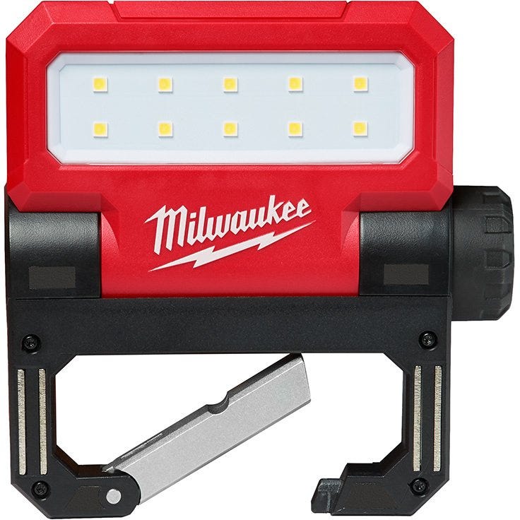 Milwaukee 2114-21 USB Rechargeable ROVER 550-Lumen Pivoting Flashlight, 2-Pack