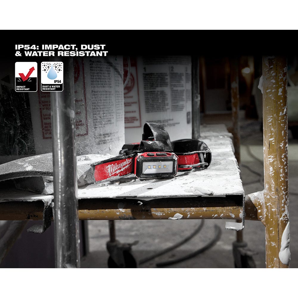 Milwaukee 2115-21 USB Rechargeable Low-Profile 600-Lumen Headlamp