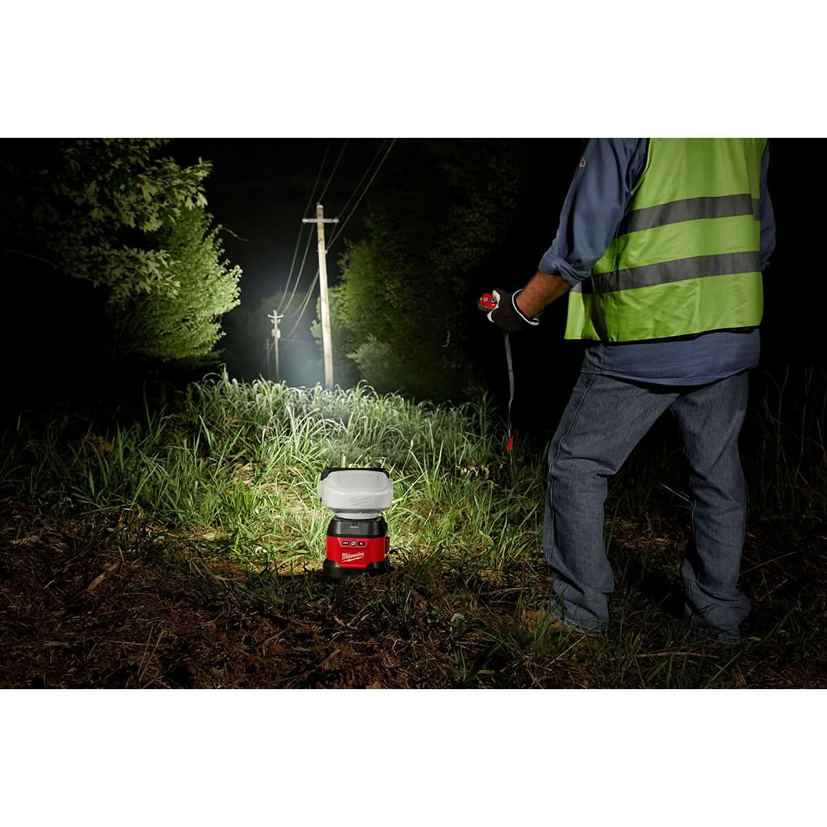 Milwaukee 2123-20 M18 Utility Remote Control Search Light, Bare Tool
