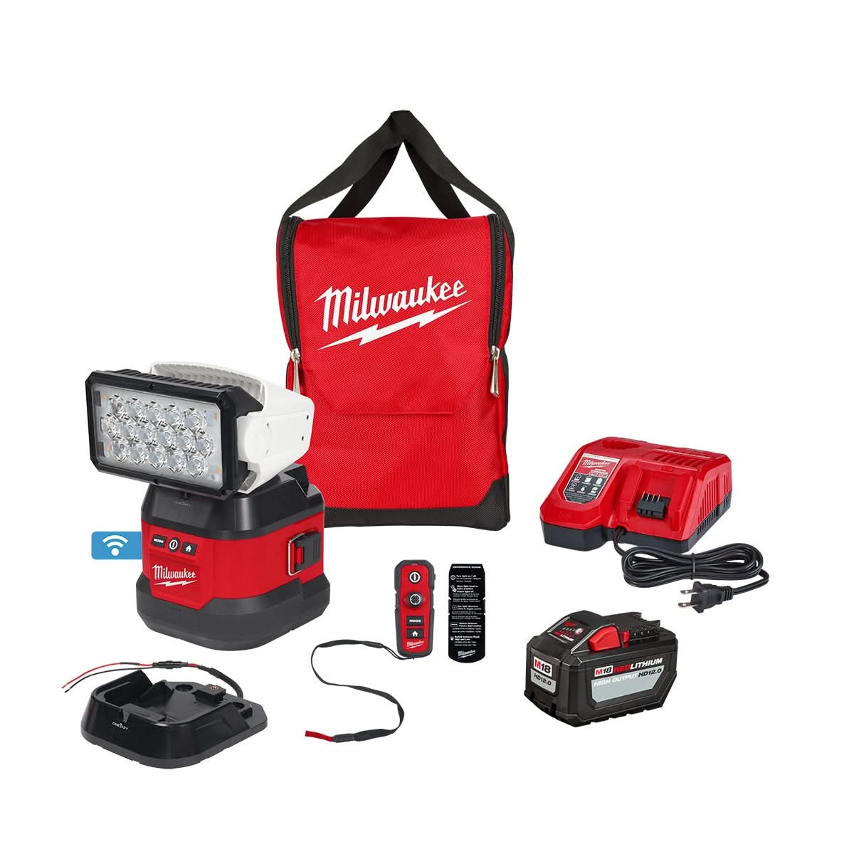 Milwaukee 2123-21HD M18 Utility Remote Control Search Light Kit