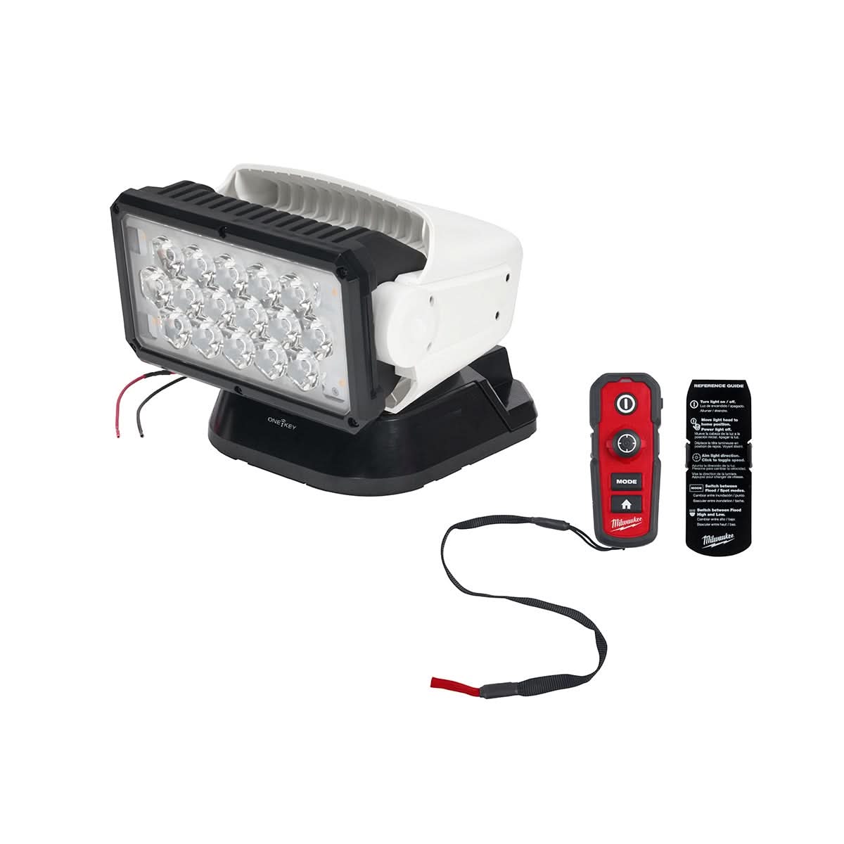 Milwaukee 2123 Utility Remote Control Search Light, Light Only