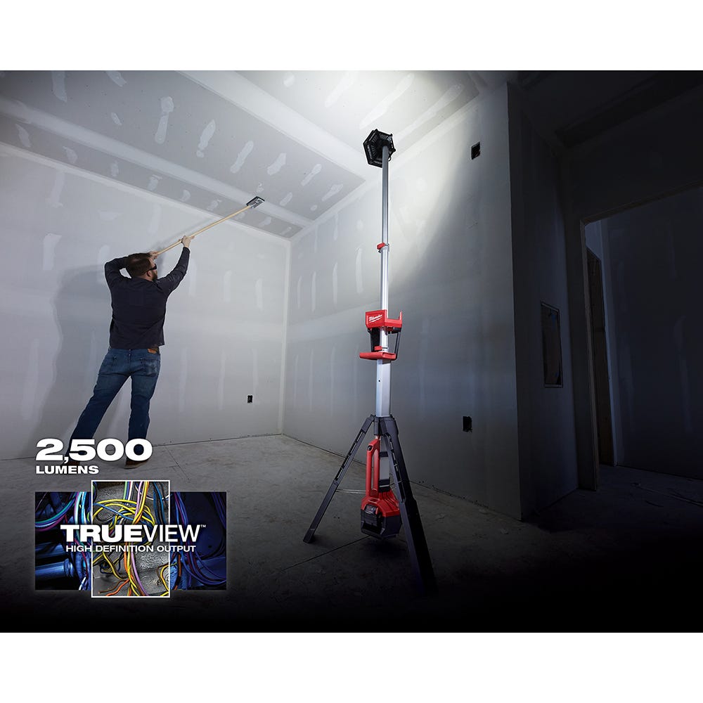 Milwaukee 2131-20 M18 Cordless / Corded ROCKET 2500-Lumen Tower Light, Tool Only