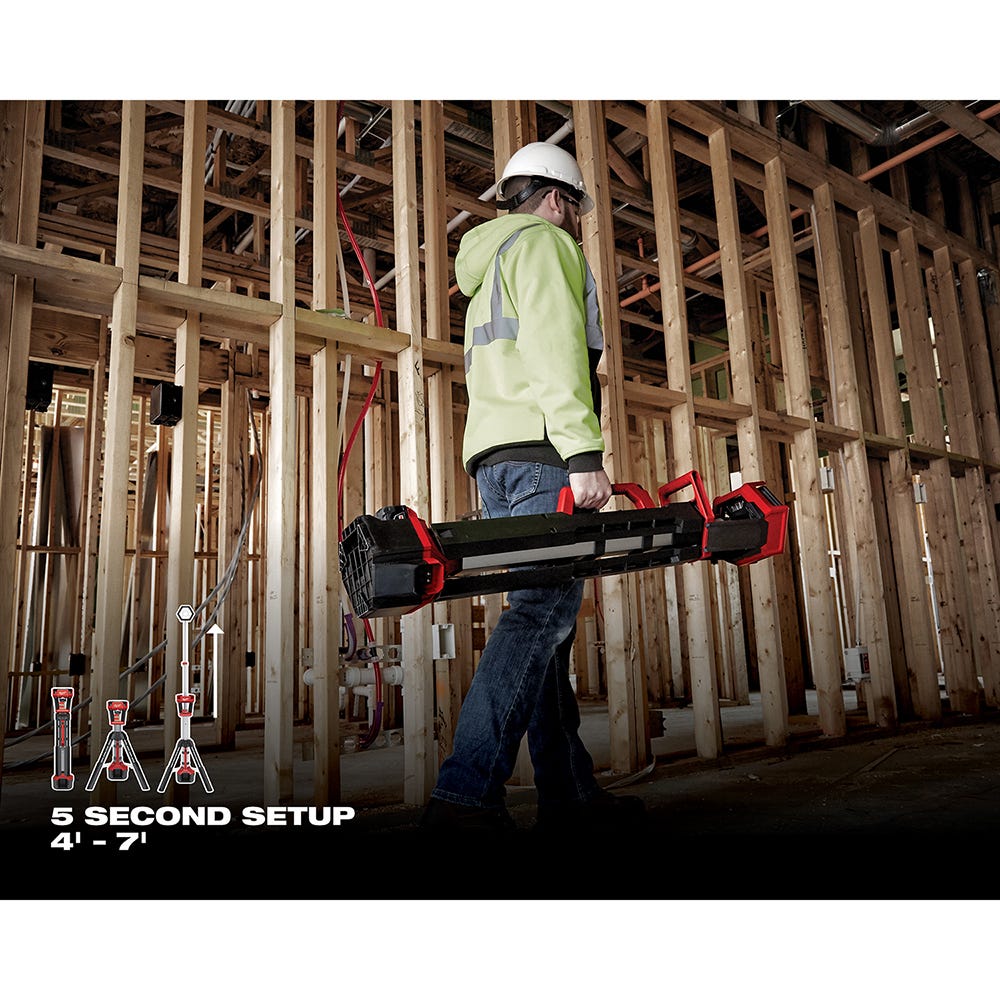 Milwaukee 2131-20 M18 Cordless / Corded ROCKET 2500-Lumen Tower Light, Tool Only