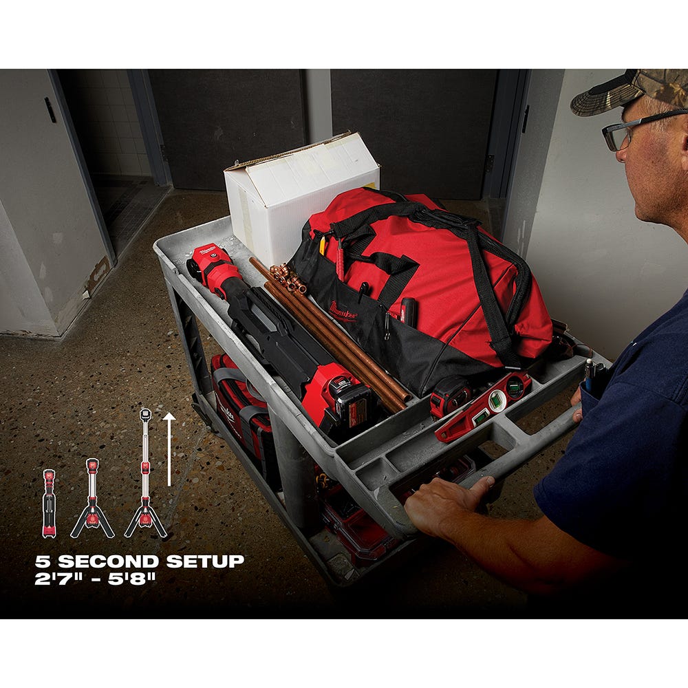 Milwaukee 2132-20 M12 / Corded ROCKET Dual Power Tower 1,400-Lumen