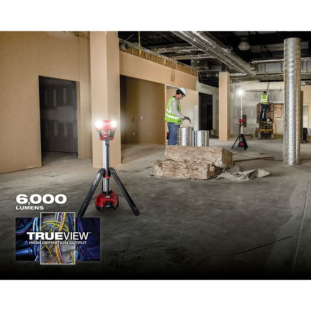 Milwaukee 2136-20 M18 ROCKET 6,000-Lumen Tower Light/Charger, Tool