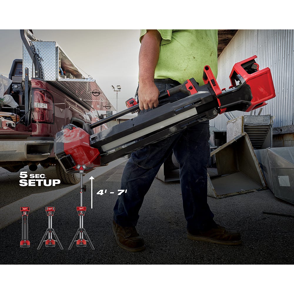 Milwaukee 2136-20 M18 ROCKET 6,000-Lumen Tower Light/Charger, Tool Only
