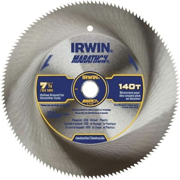 Irwin 21440PTL-IRWIN MARATHON 140-Tooth Carbide General Purpose Circul ...
