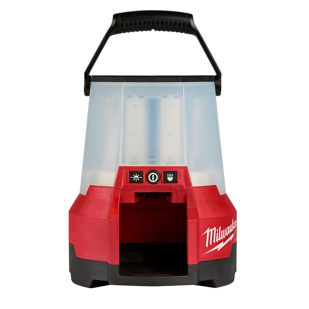 Milwaukee M18 RADIUS LED Site Light & Pivoting USB Flashlight Set with M18 REDLITHIUM XC 5.0Ah Battery