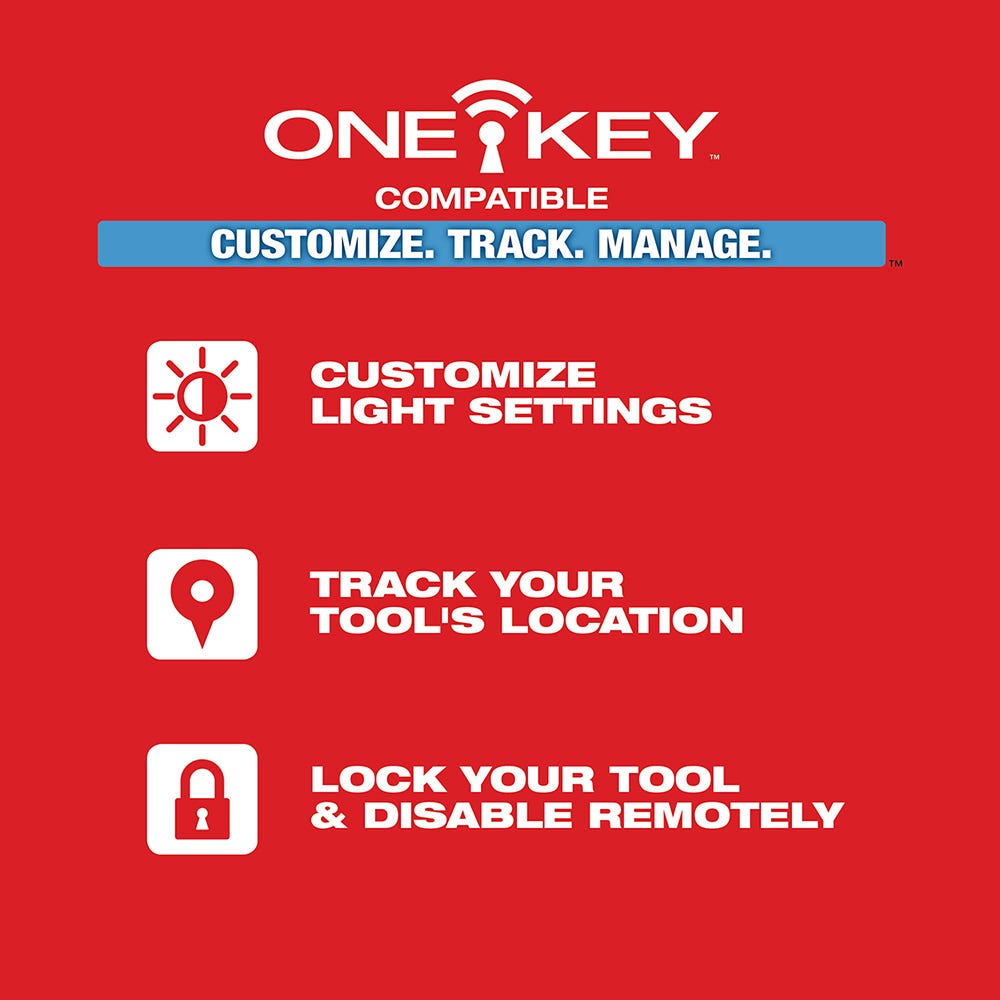 Milwaukee 2147-20 M18 RADIUS CPT Site Light w/ ONE-Key Twistlock