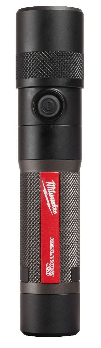 Milwaukee 2161-21 USB Rechargable 1100-Lumen Twist Focus Flashlight with Bonus Battery