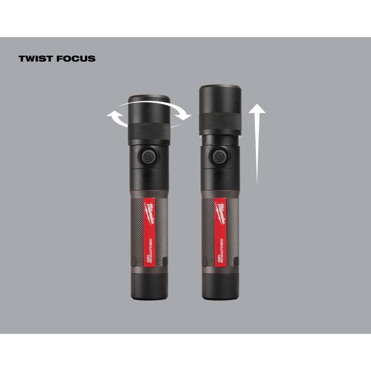 Milwaukee 2161-21 USB Rechargable 1100-Lumen Twist Focus Flashlight with  Bonus Battery