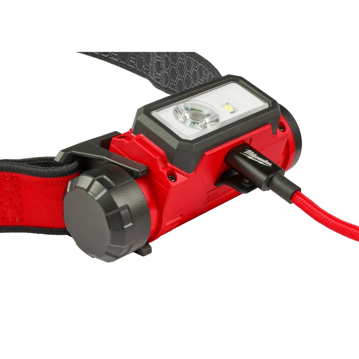 Milwaukee 2163-21 REDLITHIUM USB 600-Lumen Hardhat Headlamp