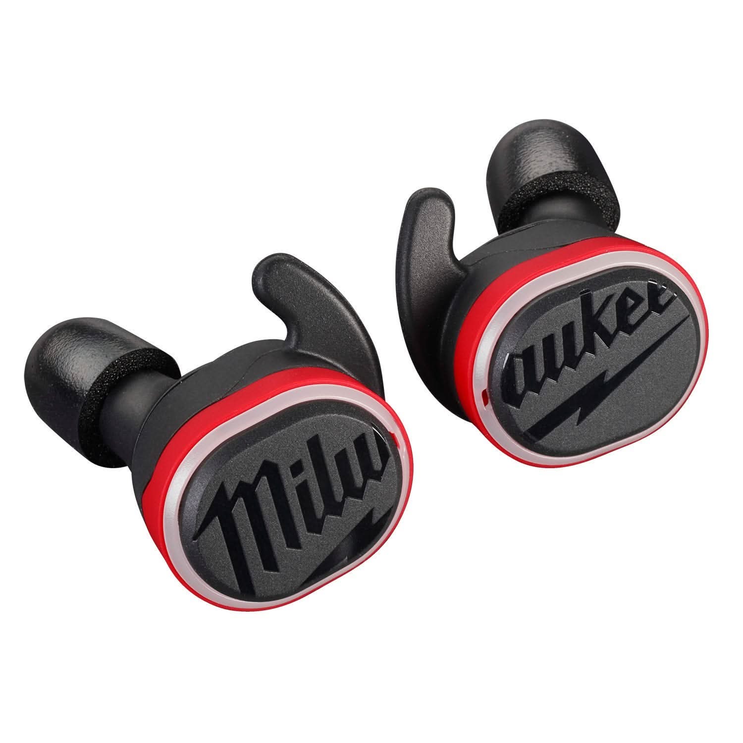 Milwaukee REDLITHIUM USB Bluetooth Ear Buds with USB Rechargeable BEACON 600-Lumen Hard Hat Light