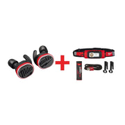 Milwaukee REDLITHIUM USB Bluetooth Ear Buds with USB Rechargeable BEACON 600-Lumen Hard Hat Light