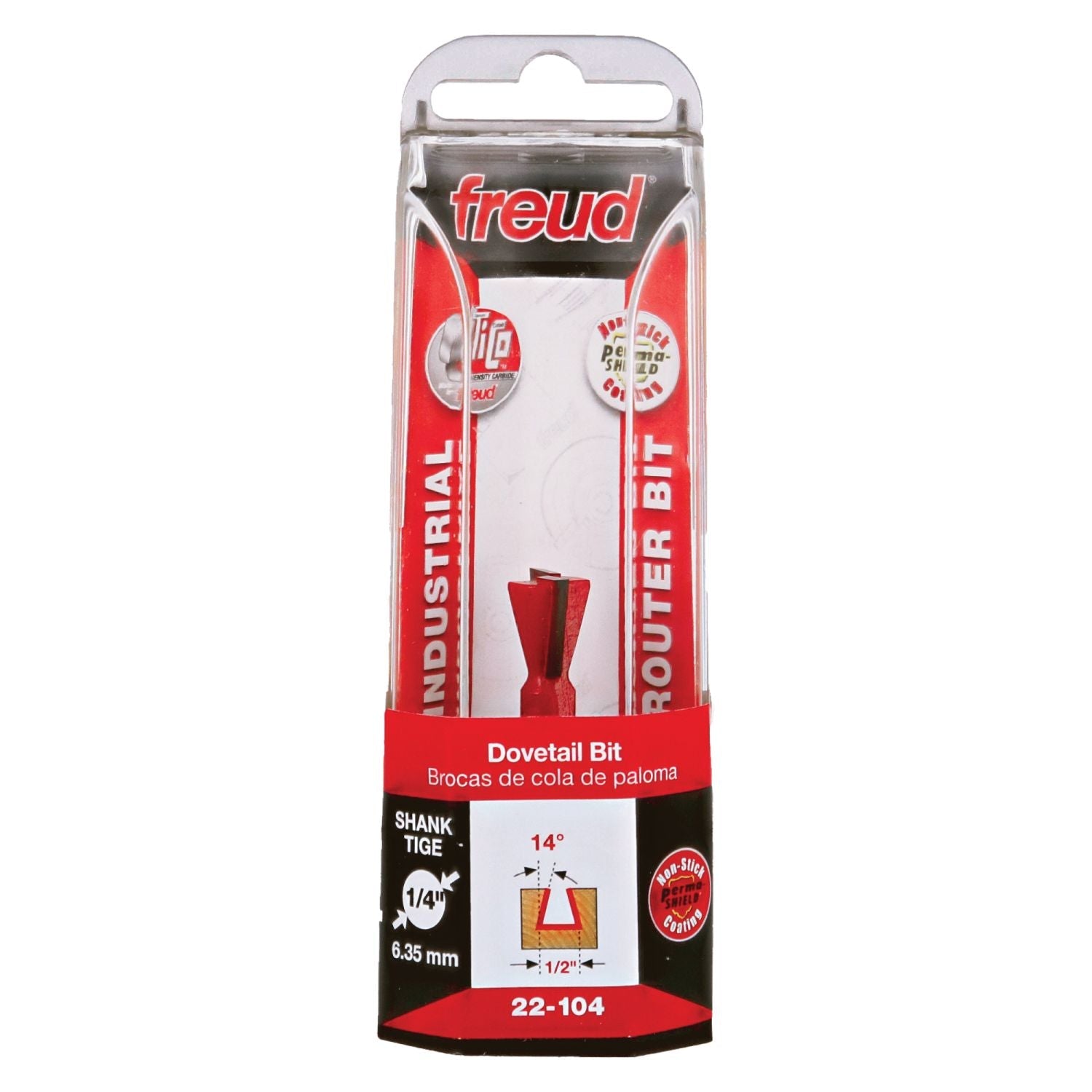 Freud 22-104 1/2-Inch Dovetail Router Bit