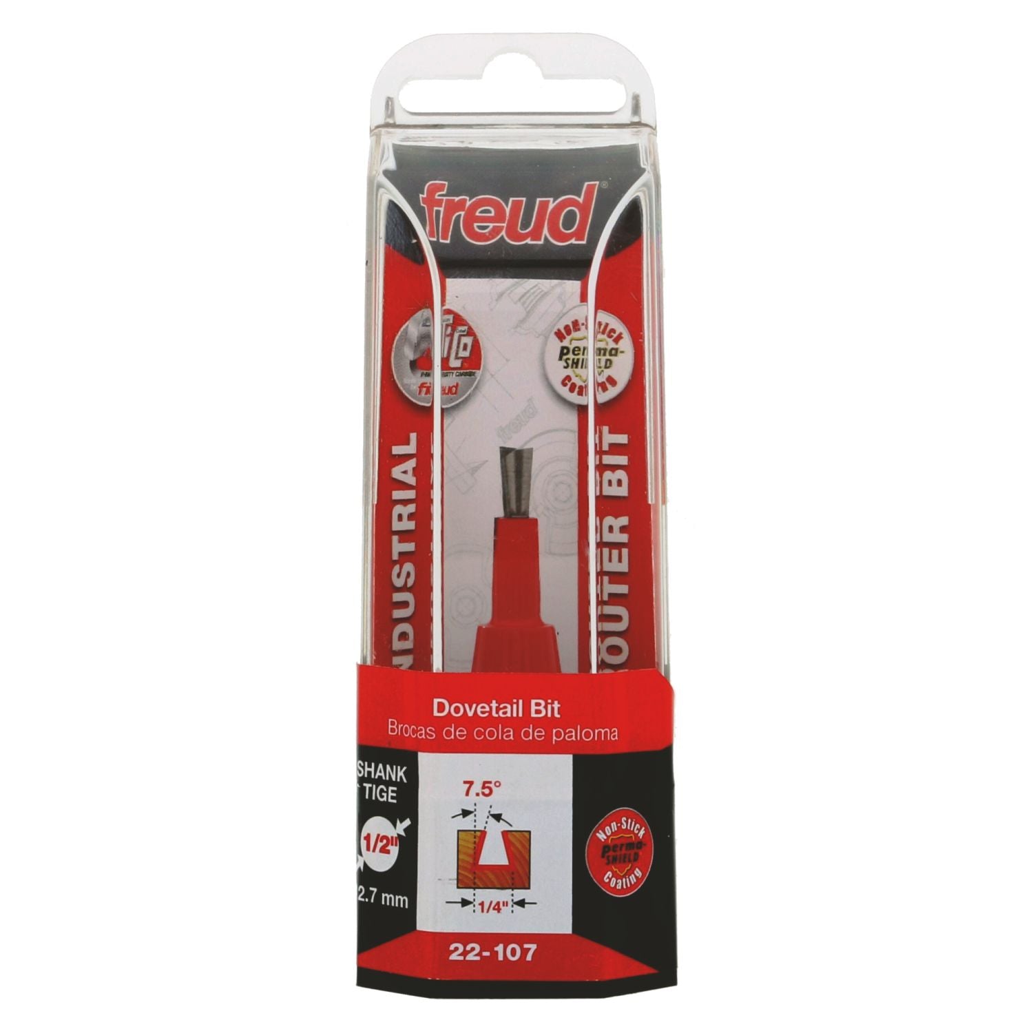 Freud 22-107 1/4-Inch Dovetail Router Bit