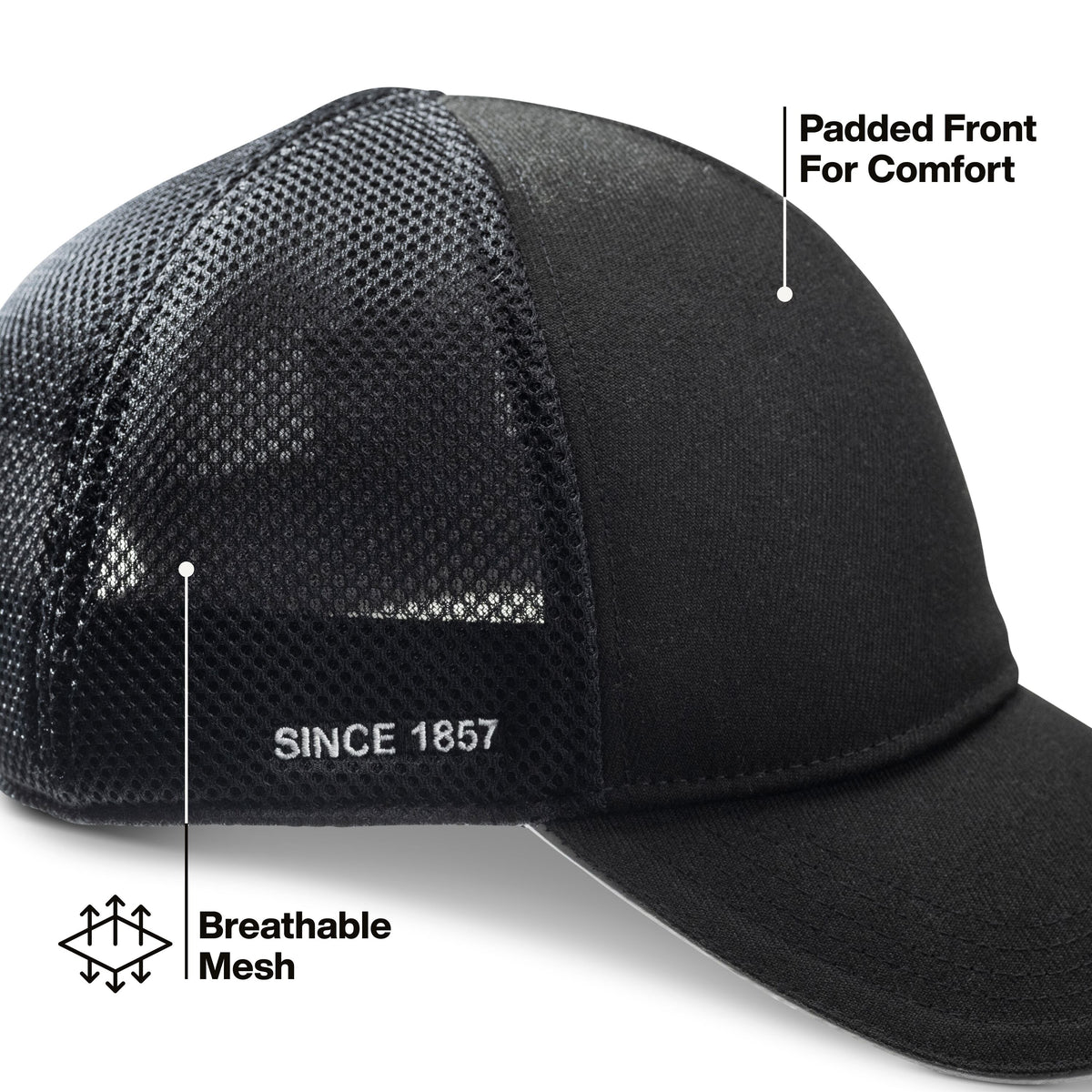 Klein Tools 22014 adjustable cap reflective brim for visibility in low light