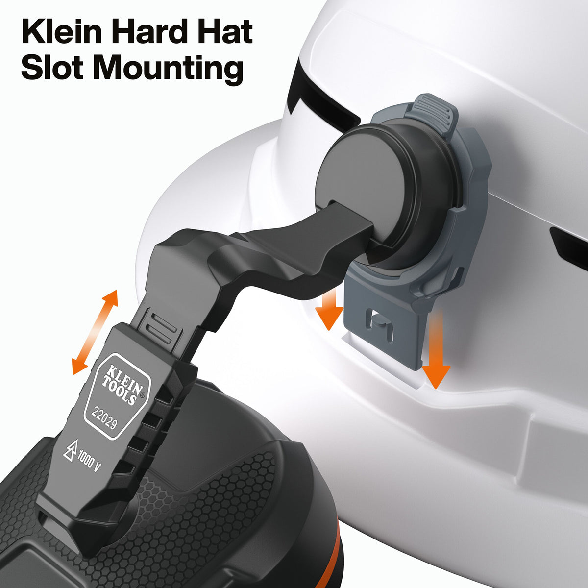 Klein Tools 22029 hard hat earmuffs pressure-reducing foam cushions for extended wear