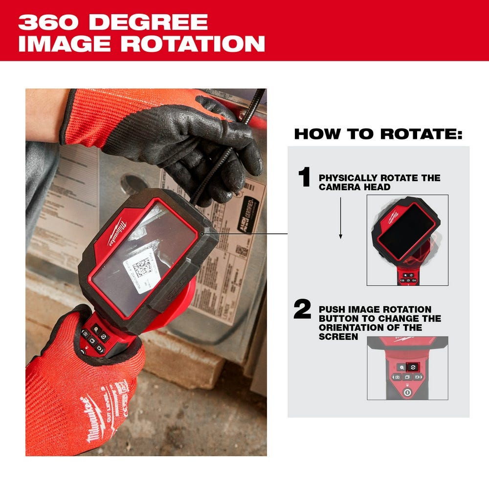 Milwaukee 2324-21 M12 M-Spector 360 10-Foot Inspection Camera