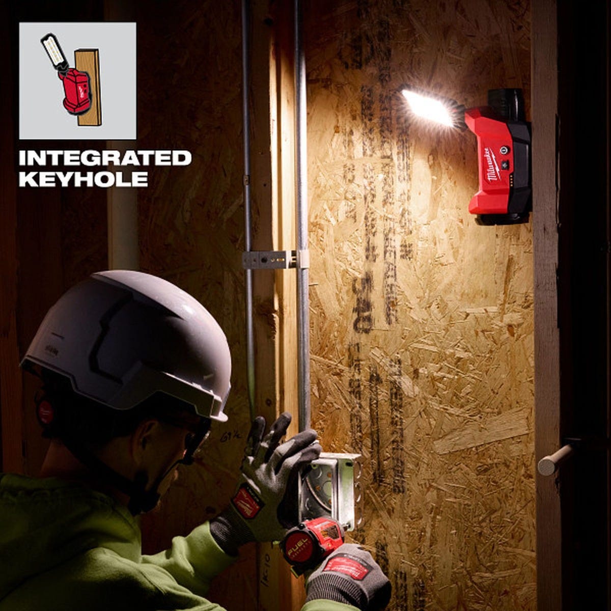 Milwaukee 2350-20 M12 ROVER 1200-Lumen Multi-Directional Flood Light w/ PACKOUT Compatibility