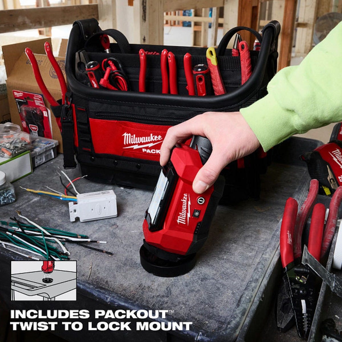 Milwaukee 2350-20 M12 ROVER 1200-Lumen Multi-Directional Flood