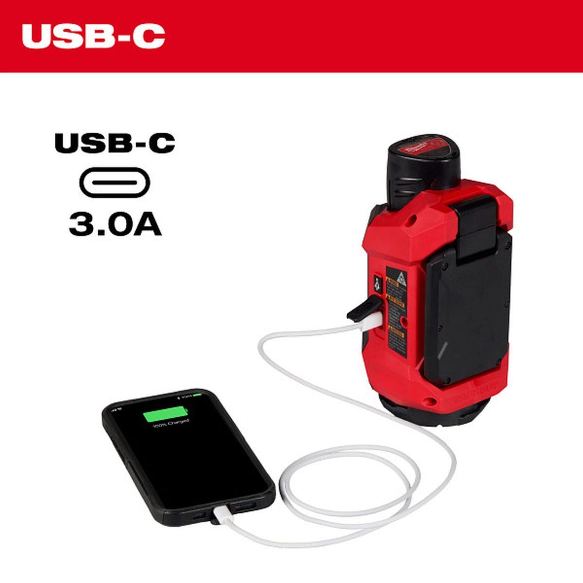 Milwaukee 2350-20 M12 ROVER 1200-Lumen Multi-Directional Flood