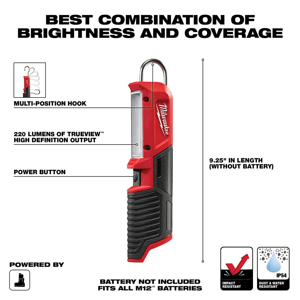 Milwaukee 2351-20 M12 LED Stick Light