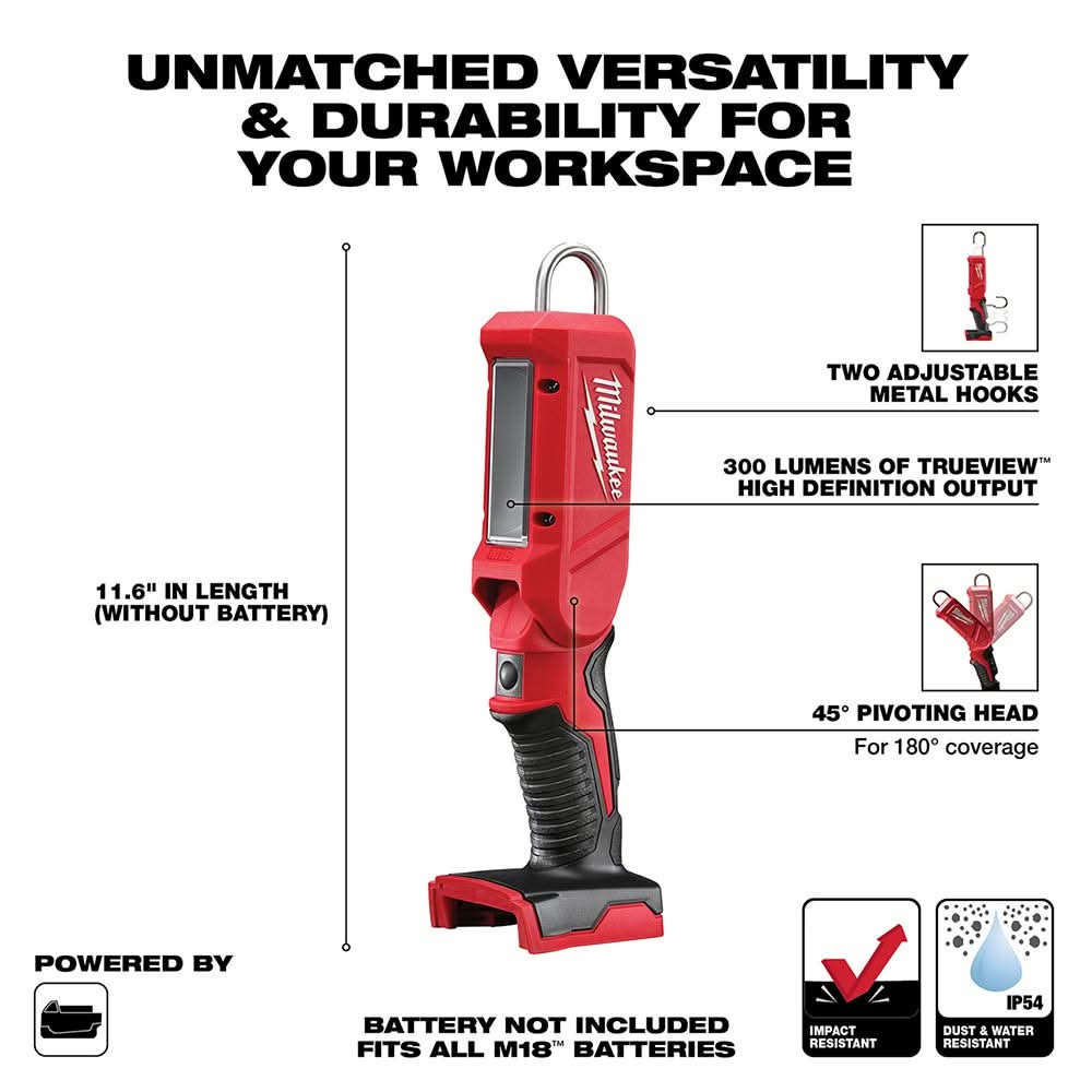Milwaukee 2352-20 M18 LED Stick Light – Tool Nut