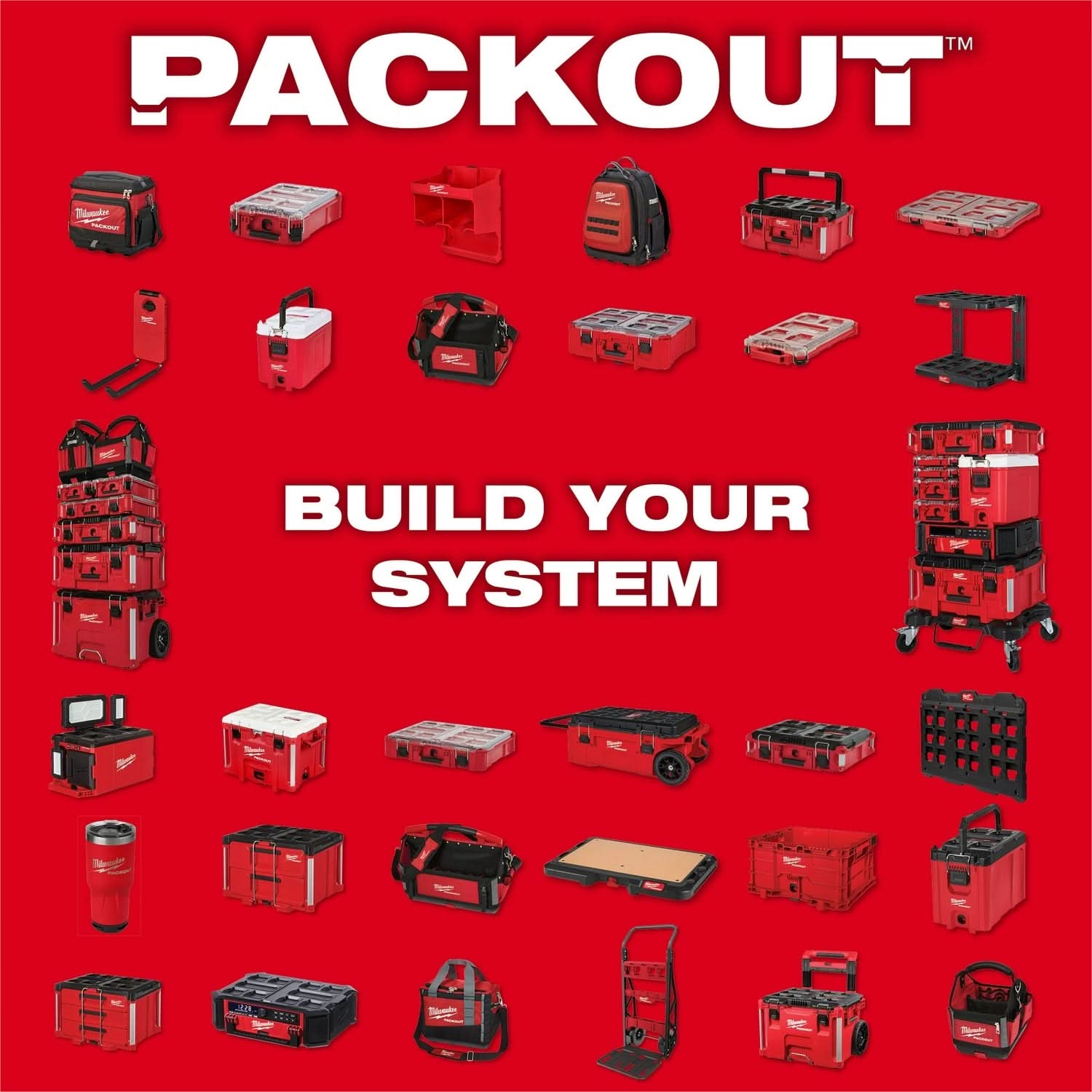 Milwaukee 2356-20 M12 PACKOUT 1,400-Lumen Flood Light w/ USB Charging, Tool Only (PROMO)