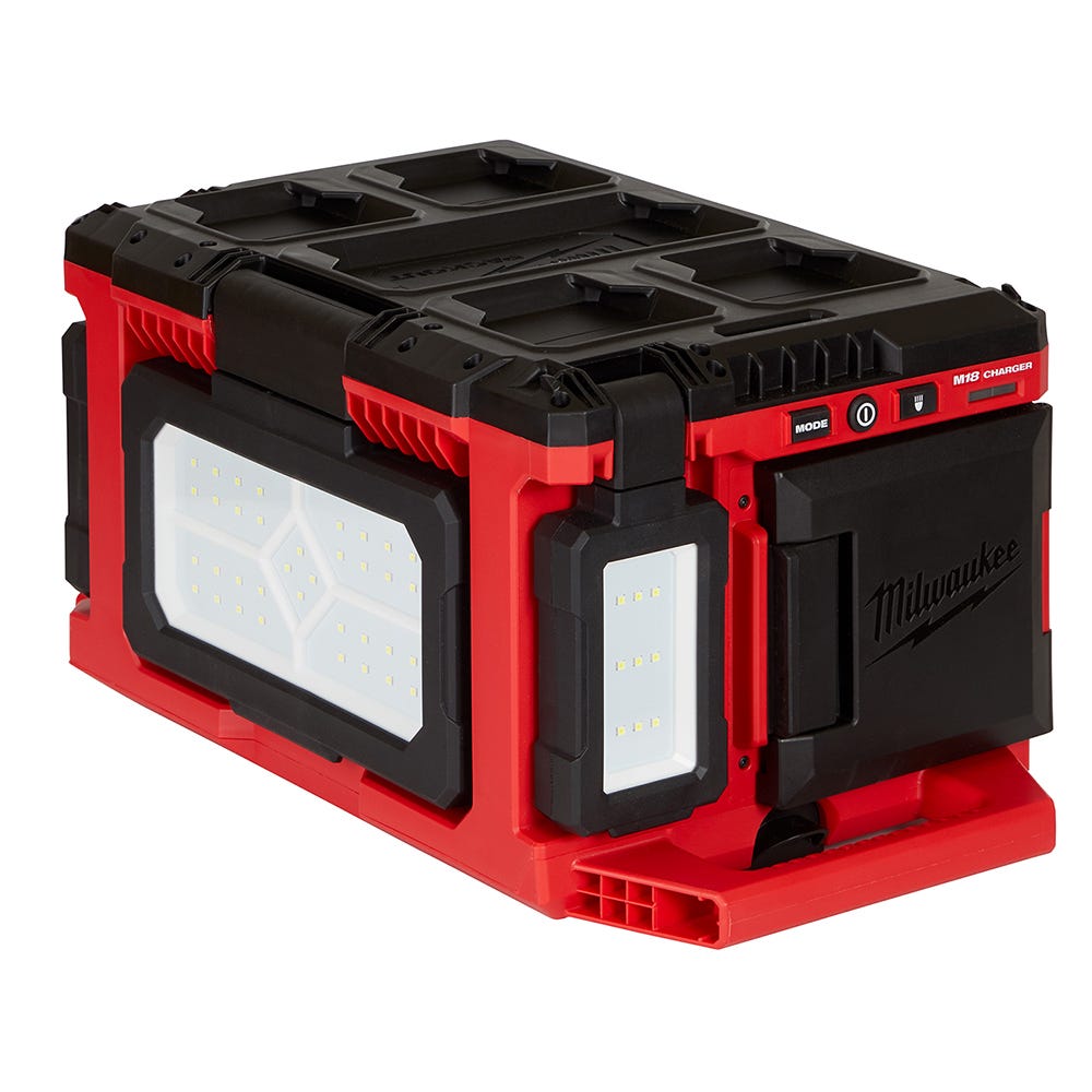 Milwaukee 2357-20 M18 PACKOUT Light with Built-In Charger w/ 2.0Ah Battery