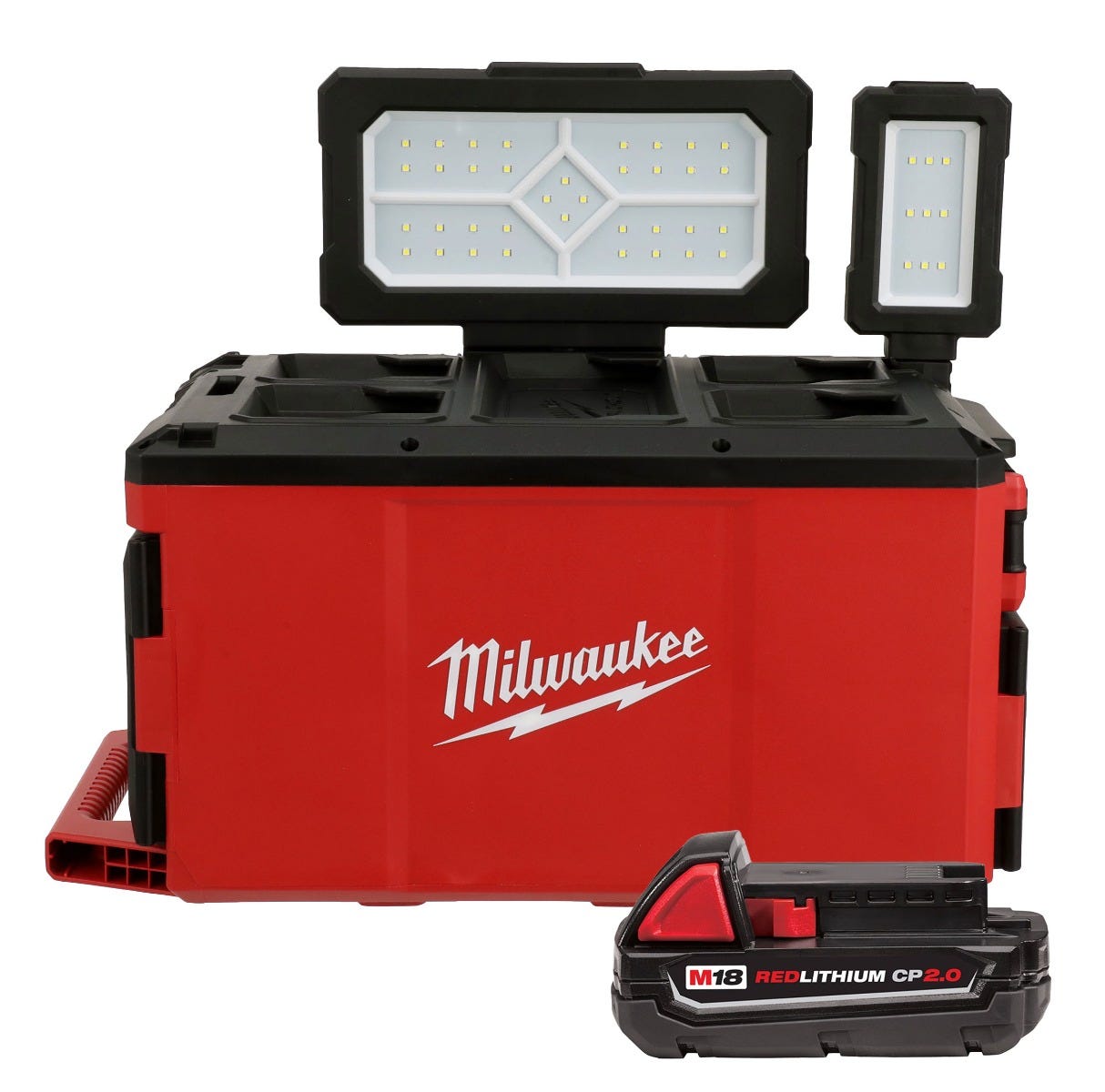 Milwaukee 2357-20 M18 PACKOUT Light with Built-In Charger w/ 2.0Ah Battery