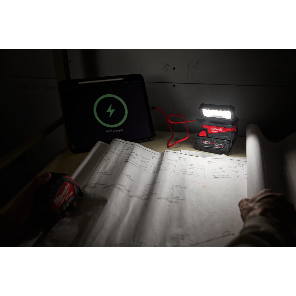 Milwaukee 2359-20 M18 ROVER Compact Folding Flood Light