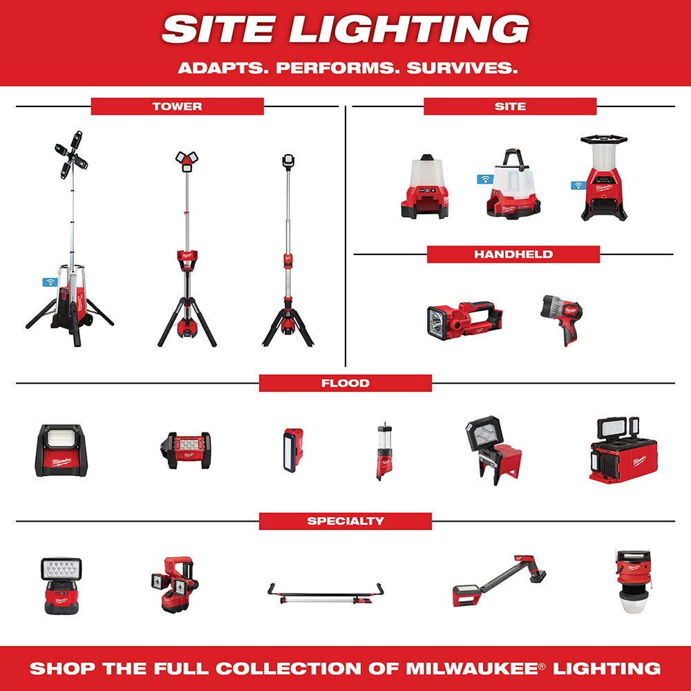 Milwaukee 2367-20 M12 ROVER 700-Lumen Flood Light with USB Charging