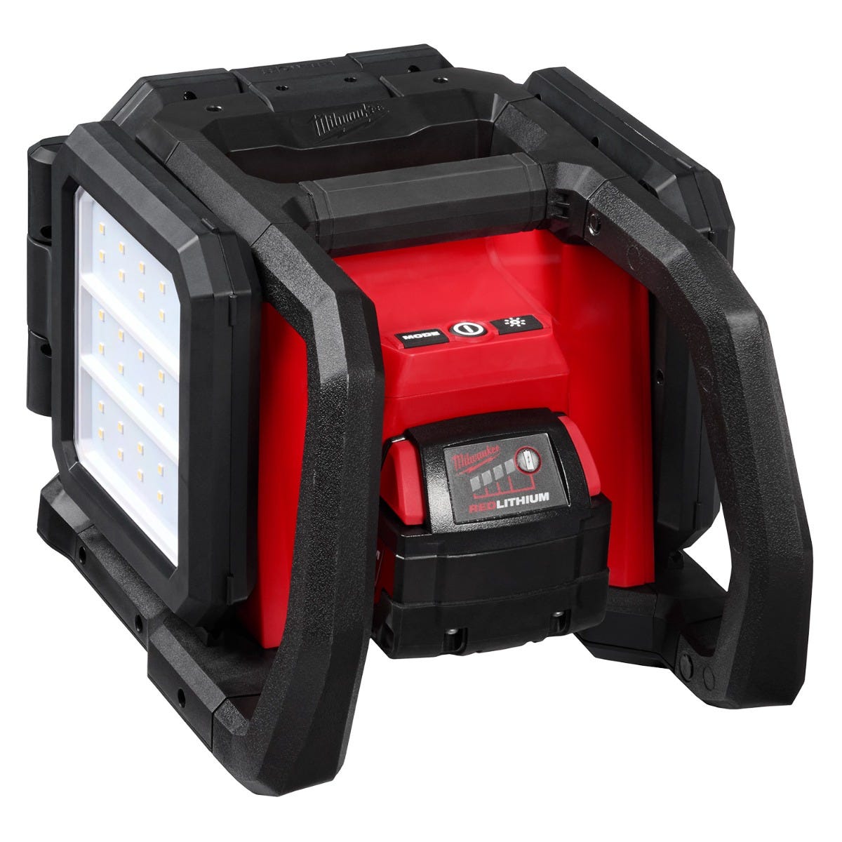 Milwaukee 2368-20 M18 ROVER Dual Power 4500-Lumen Triple-Panel Flood & Area Light, Tool Only