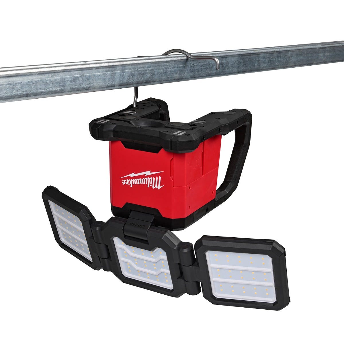 Milwaukee 2368-20 M18 ROVER Dual Power 4500-Lumen Triple-Panel Flood & Area Light, Tool Only