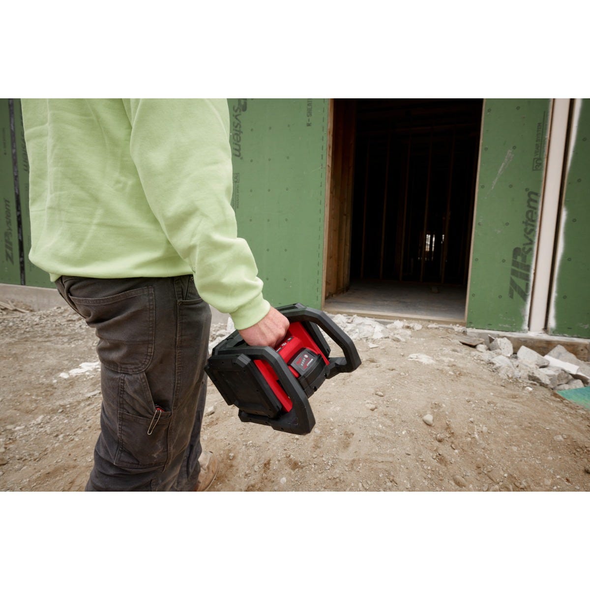Milwaukee 2368-20 M18 ROVER Dual Power 4500-Lumen Triple-Panel Flood & Area Light, Tool Only