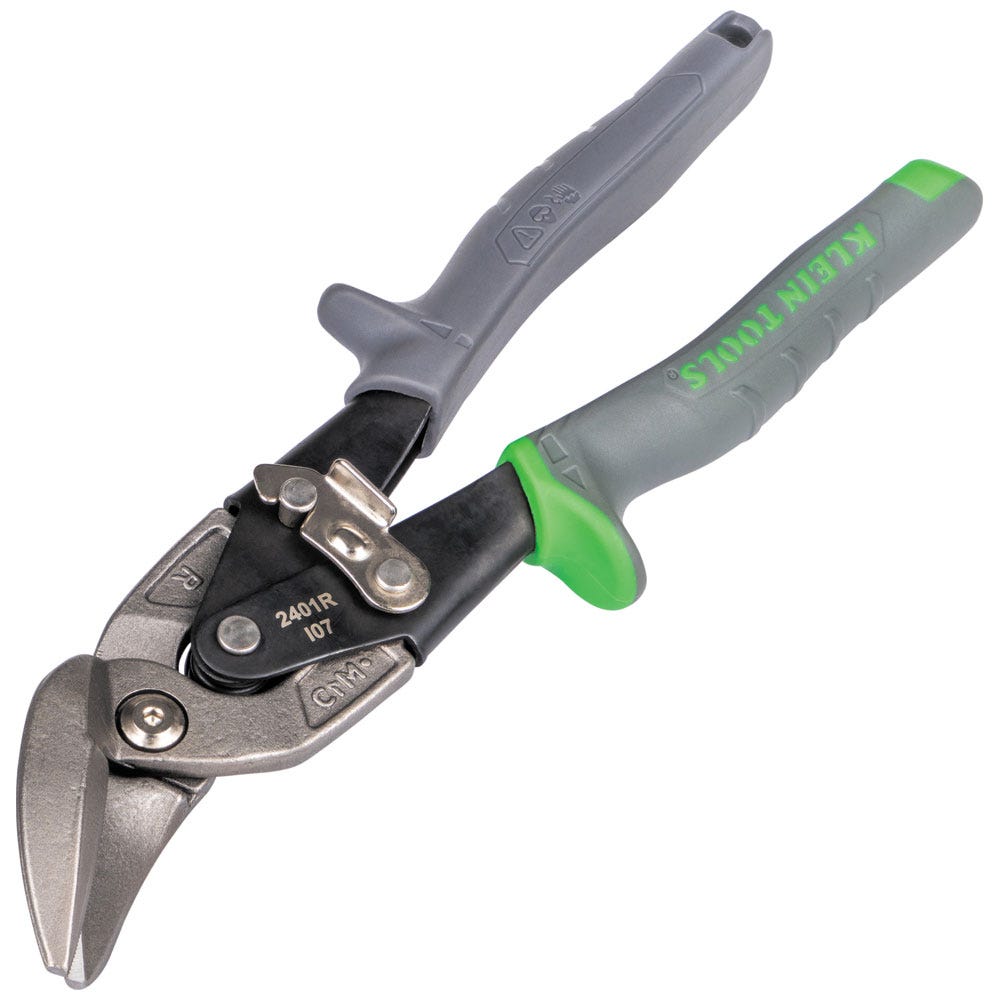 Klein Tools 2401R Offset Right-Cutting Aviation Snips